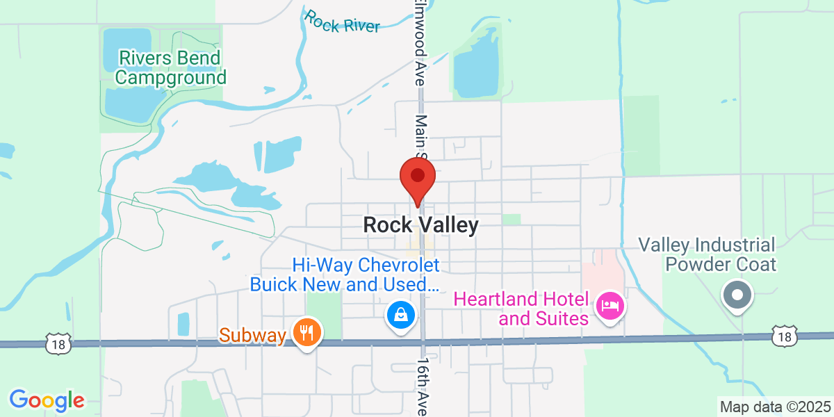 Map of Rock Valley Public Library